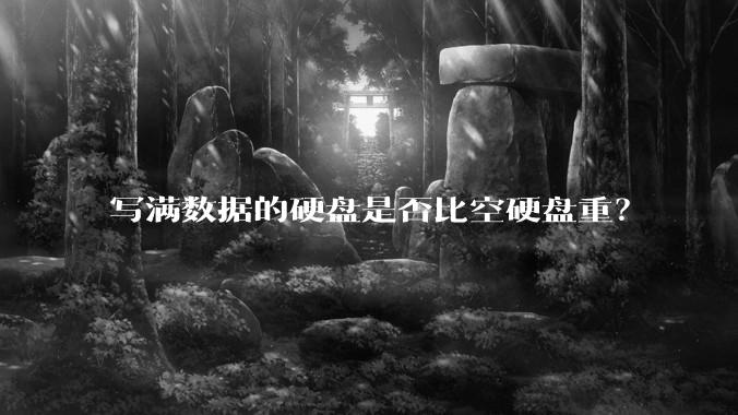 写满数据的硬盘是否比空硬盘重？