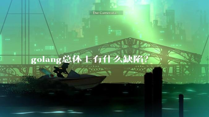 golang总体上有什么缺陷？